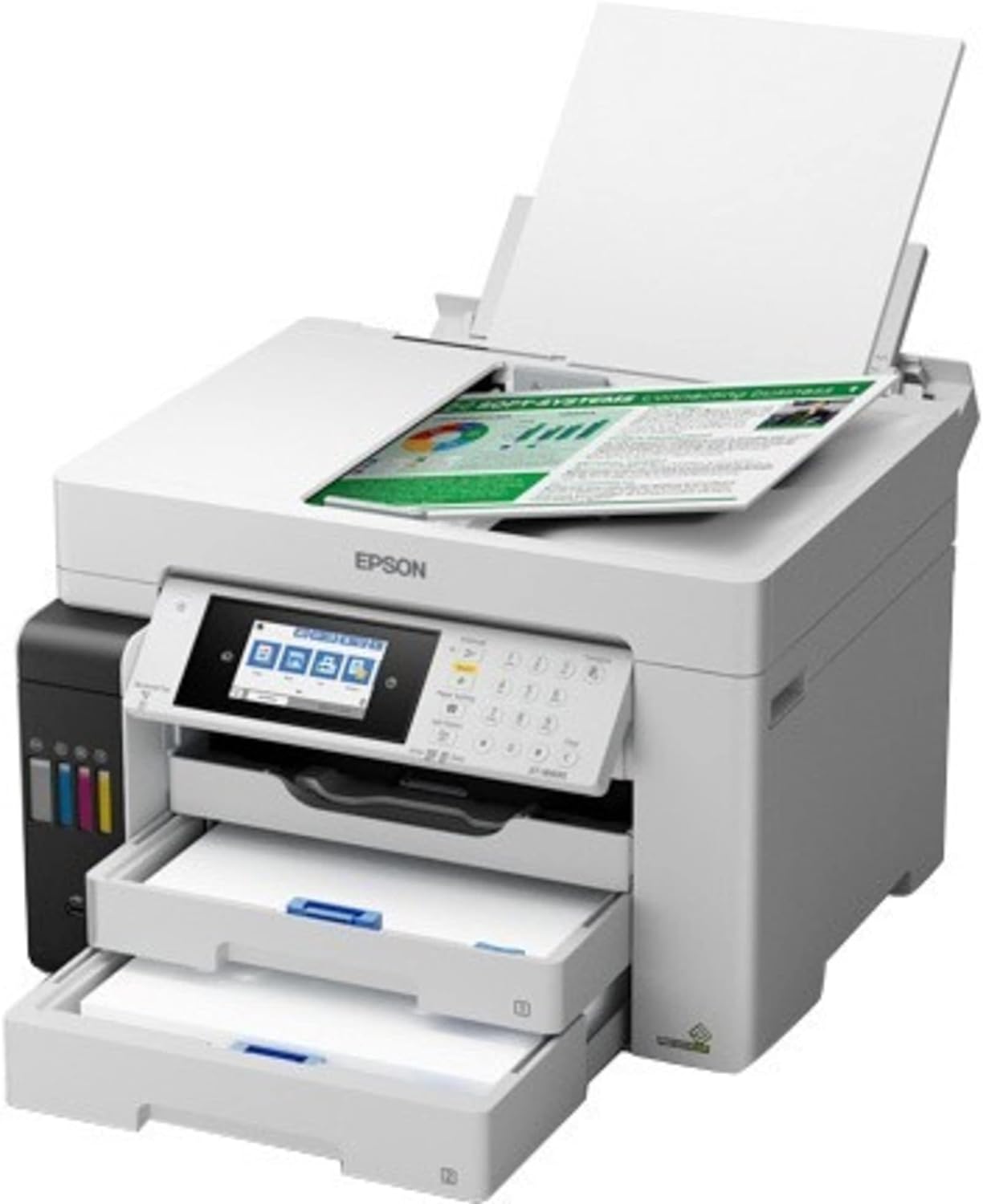 Epson® EcoTank® Pro ET-16600 SuperTank® Wide-Format Color Inkjet All-In-One Printer, White