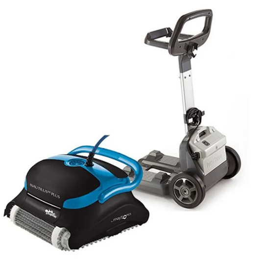 Dolphin Nautilus CC Plus Robotic Pool Vacuum Cleaner with Pro Caddy