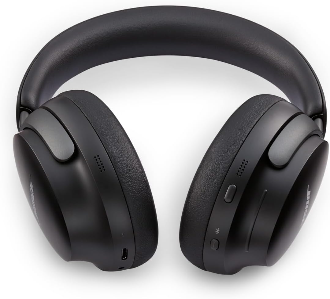 NEW Bose QuietComfort Ultra Wireless Noise Cancelling Headphones with Spatial Audio, Over-the-Ear Headphones with Mic