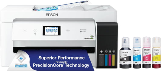 Epson EcoTank ET-15000 Wireless Color All-in-One Supertank Printer with Scanner, Copier