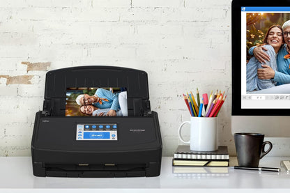 ScanSnap iX1600 Wireless or USB High-Speed Cloud Enabled Document, Photo & Receipt Scanner