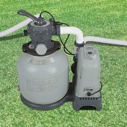 Intex 18ft X 52in Ultra Frame Pool Set with Sand Filter Pump