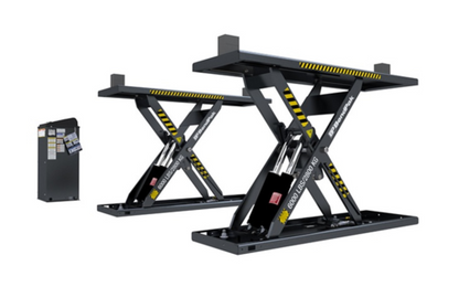 Bendpak mds-6lpf 6,000-lb. capacity ali certified / mid-rise scissor lift / open center / flush mount