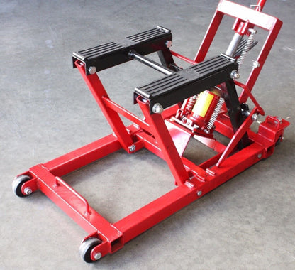 1500lbs Motorcycle ATV Hydraulic Scissor Lift Jack Stand Dirt Street Bike Hoist