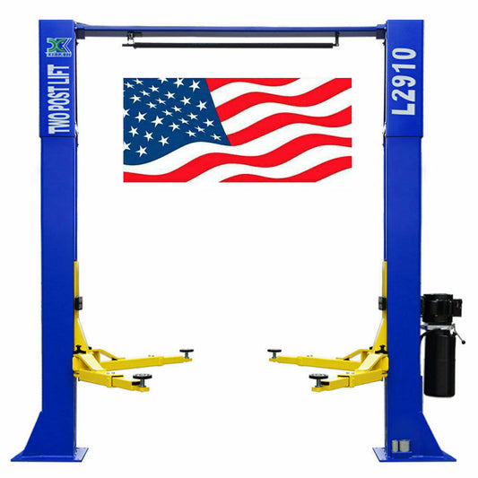 2 Post L 2910 Auto Lift 9,000 lb. capacity car vehicle lift over head