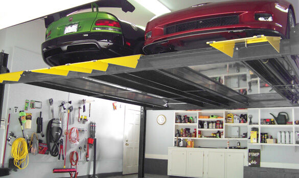 BendPak HD-9SWX 9,000-lb. Capacity Super Wide 82" Rise Car Stacker Parking Lift