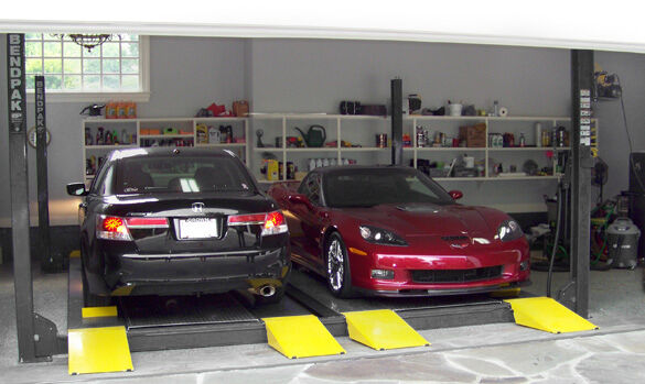 BendPak HD-9SWX 9,000-lb. Capacity Super Wide 82" Rise Car Stacker Parking Lift