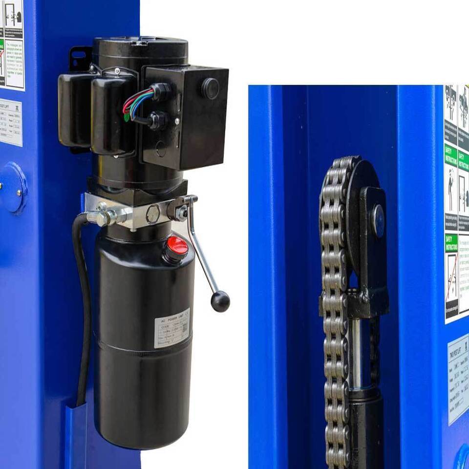 2 Post L 2910 Auto Lift 9,000 lb. capacity car vehicle lift over head